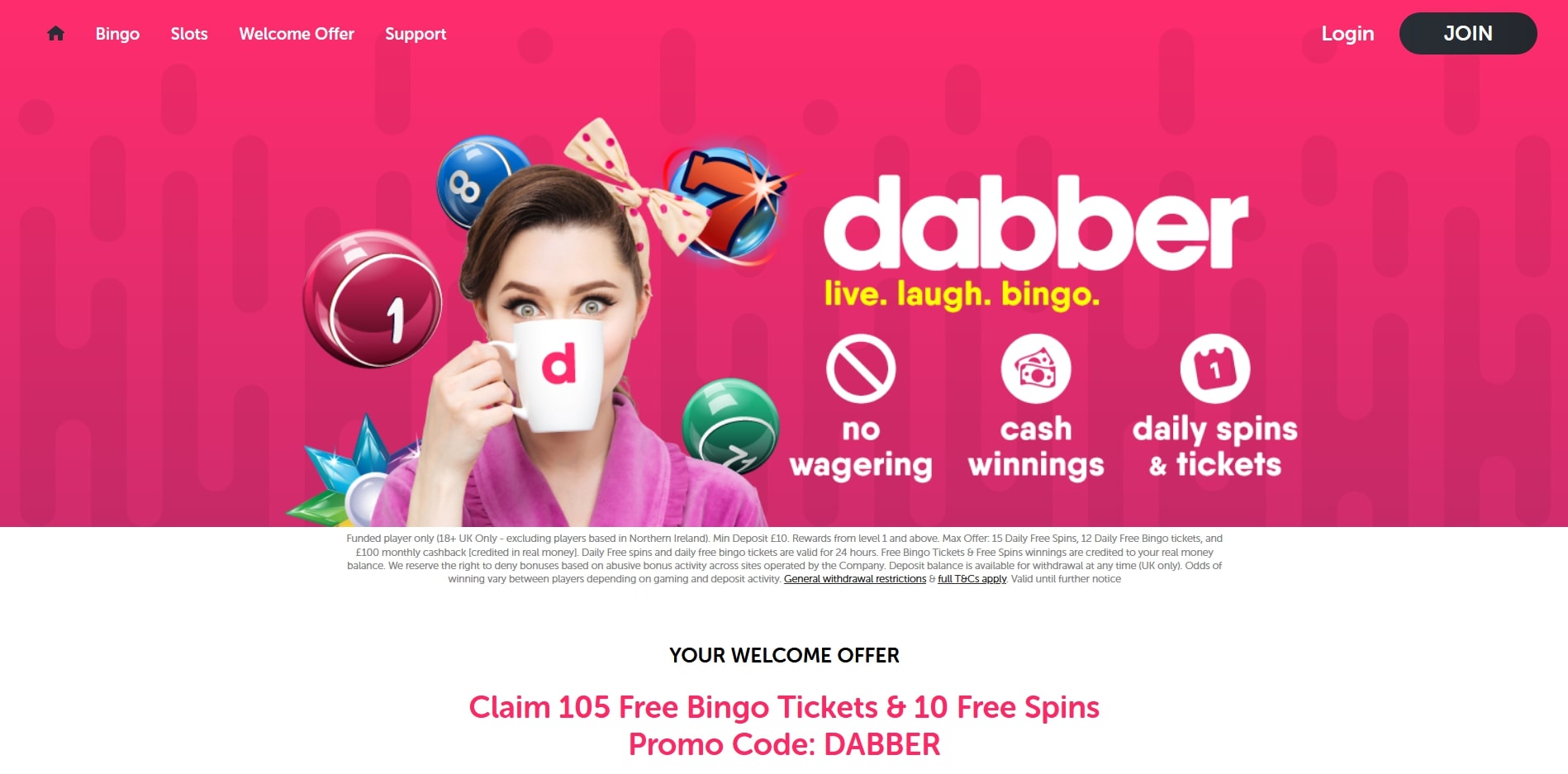 Dabber Bingo Casino Review