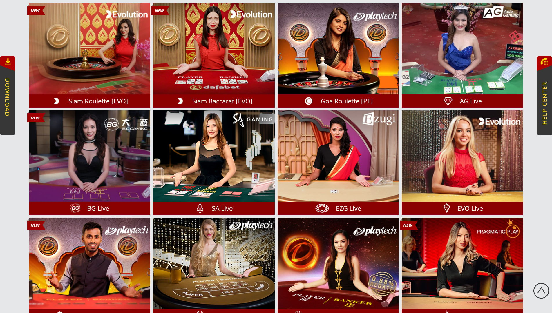 Dafabet 888 Casino Live Dealer Games