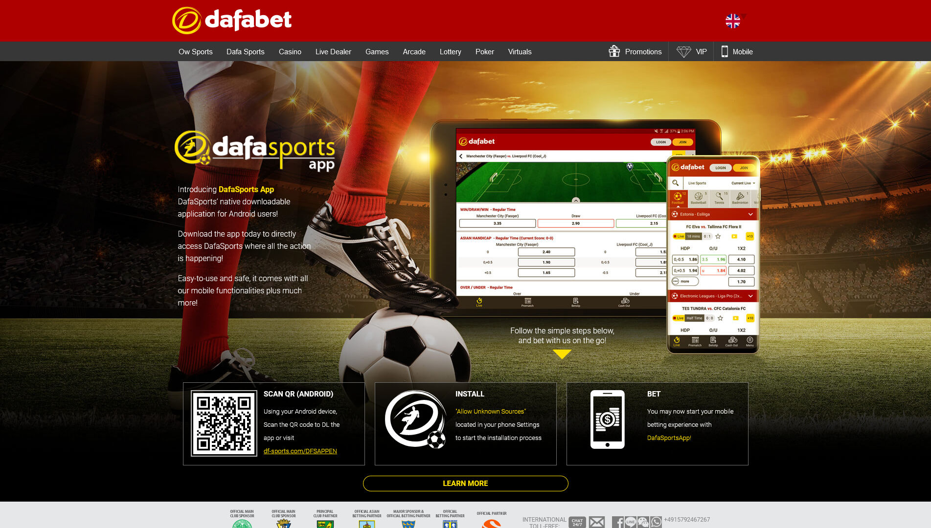 Dafabet Casino App