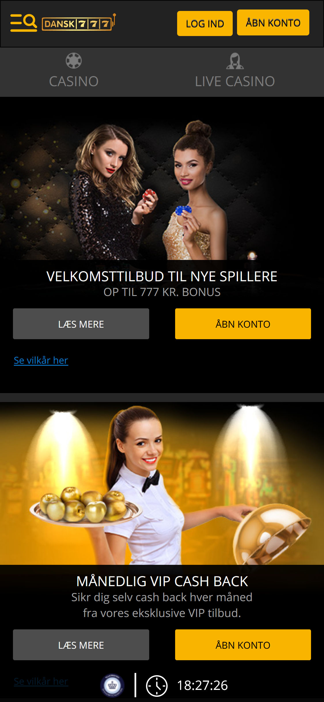 Dansk777 Casino Mobile No Deposit Bonus Review