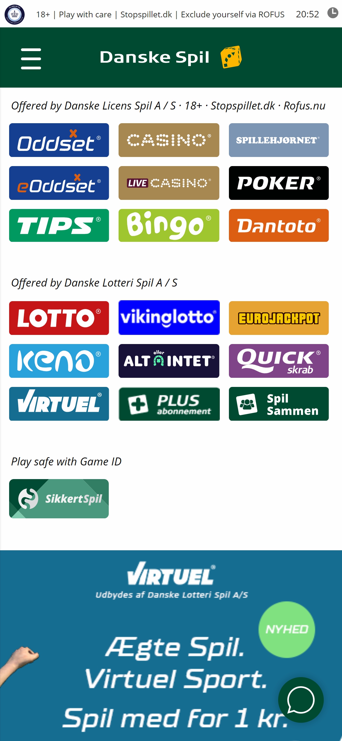 Danske Spil Casino Mobile Review