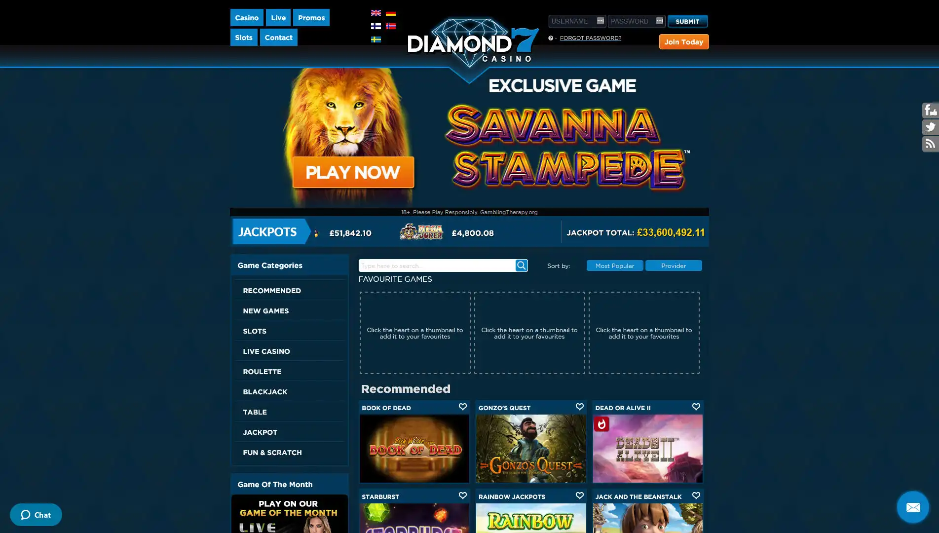 Diamond 7 Casino Review