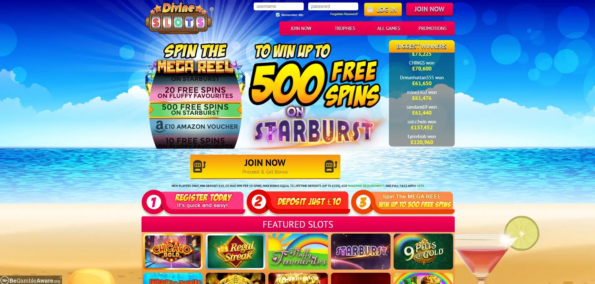 Divine Slots Casino Review