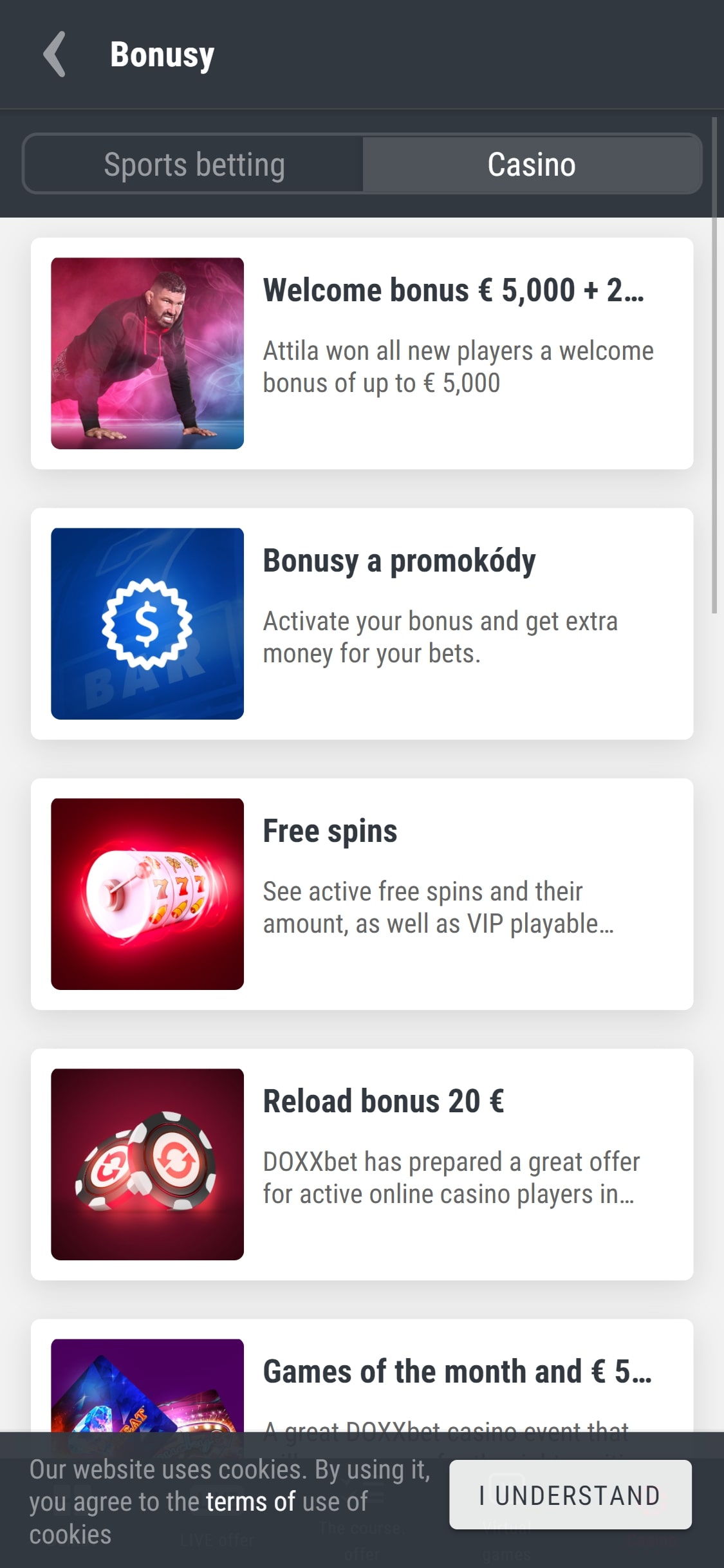Doxxbet Casino Mobile No Deposit Bonus Review