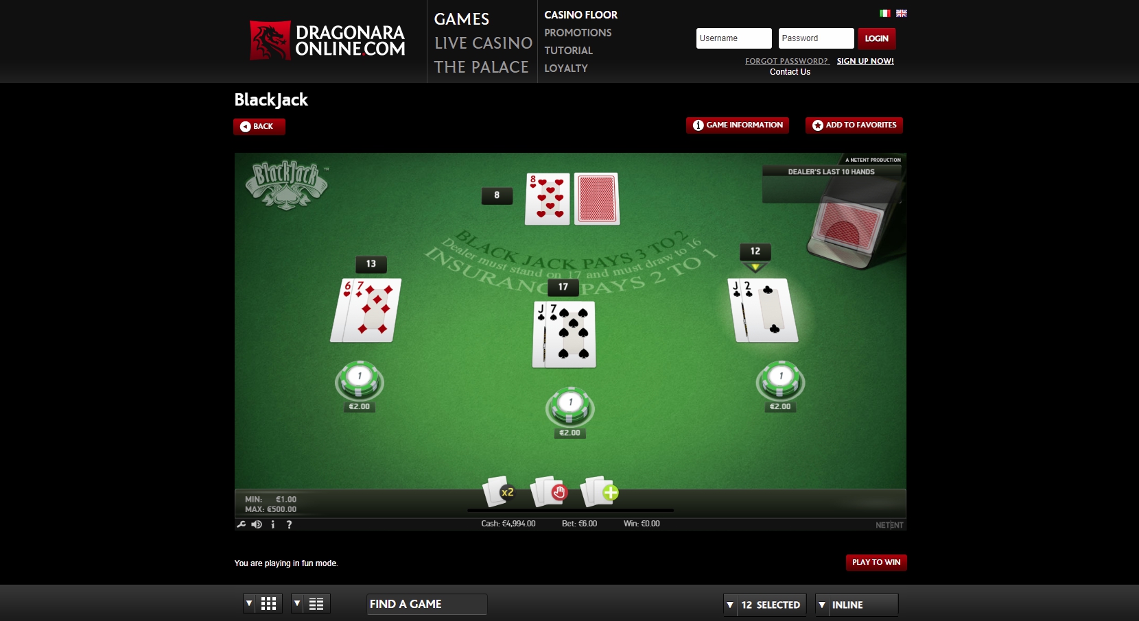 Dragonara Casino Slots