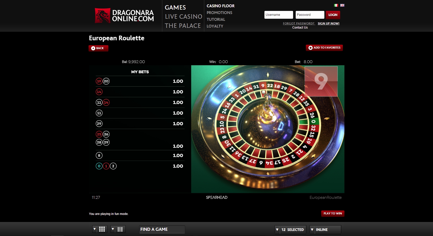 Dragonara Casino Casino Games
