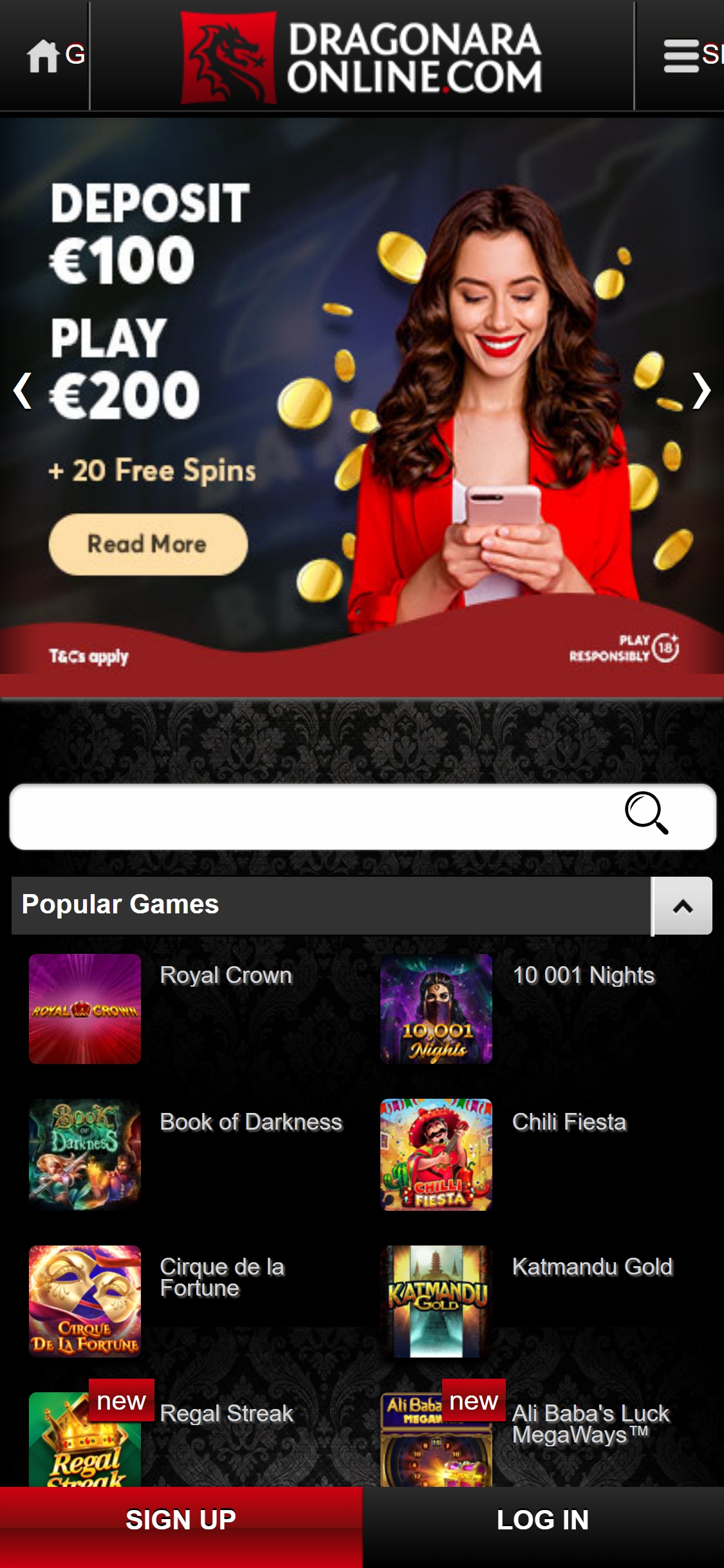Dragonara Casino Mobile Review