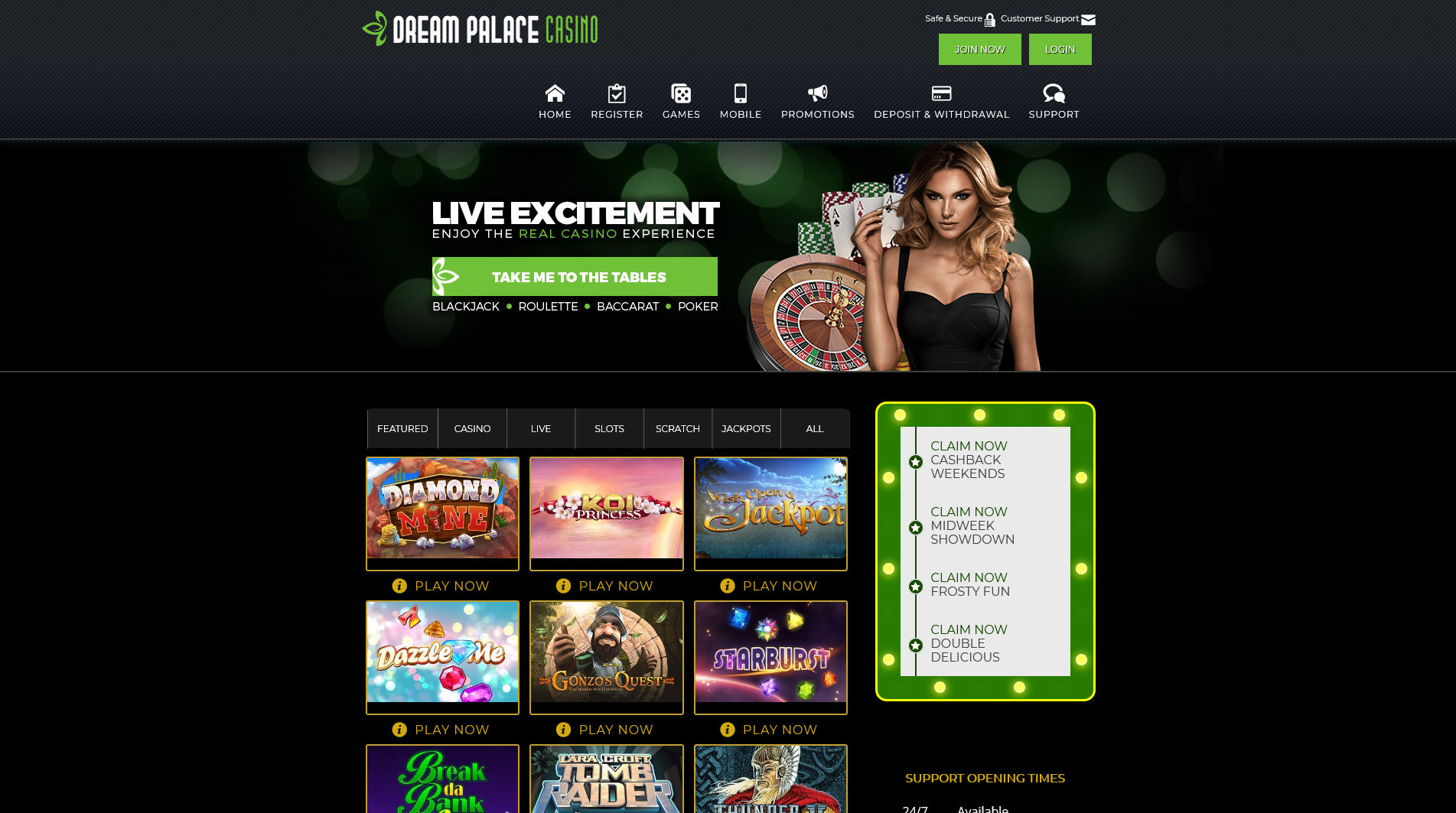 Dream Palace Casino Review