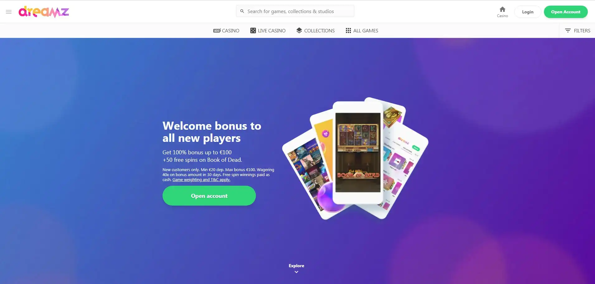 Dreamz Casino Review