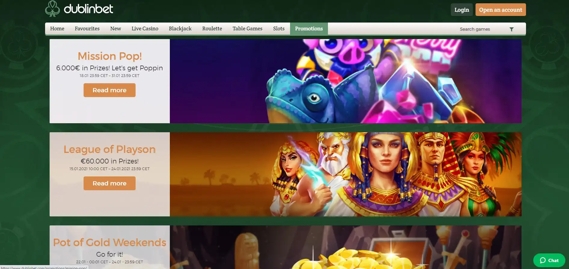 Dublinbet Casino No Deposit Bonus