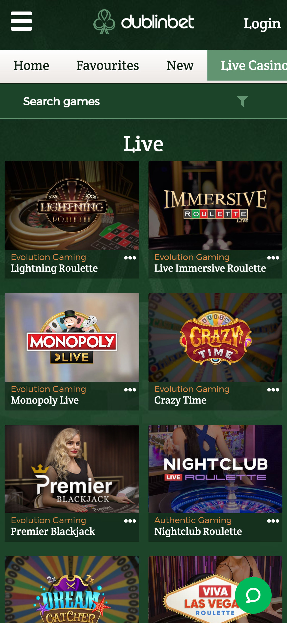 Dublinbet Casino Mobile Live Dealer Games Review