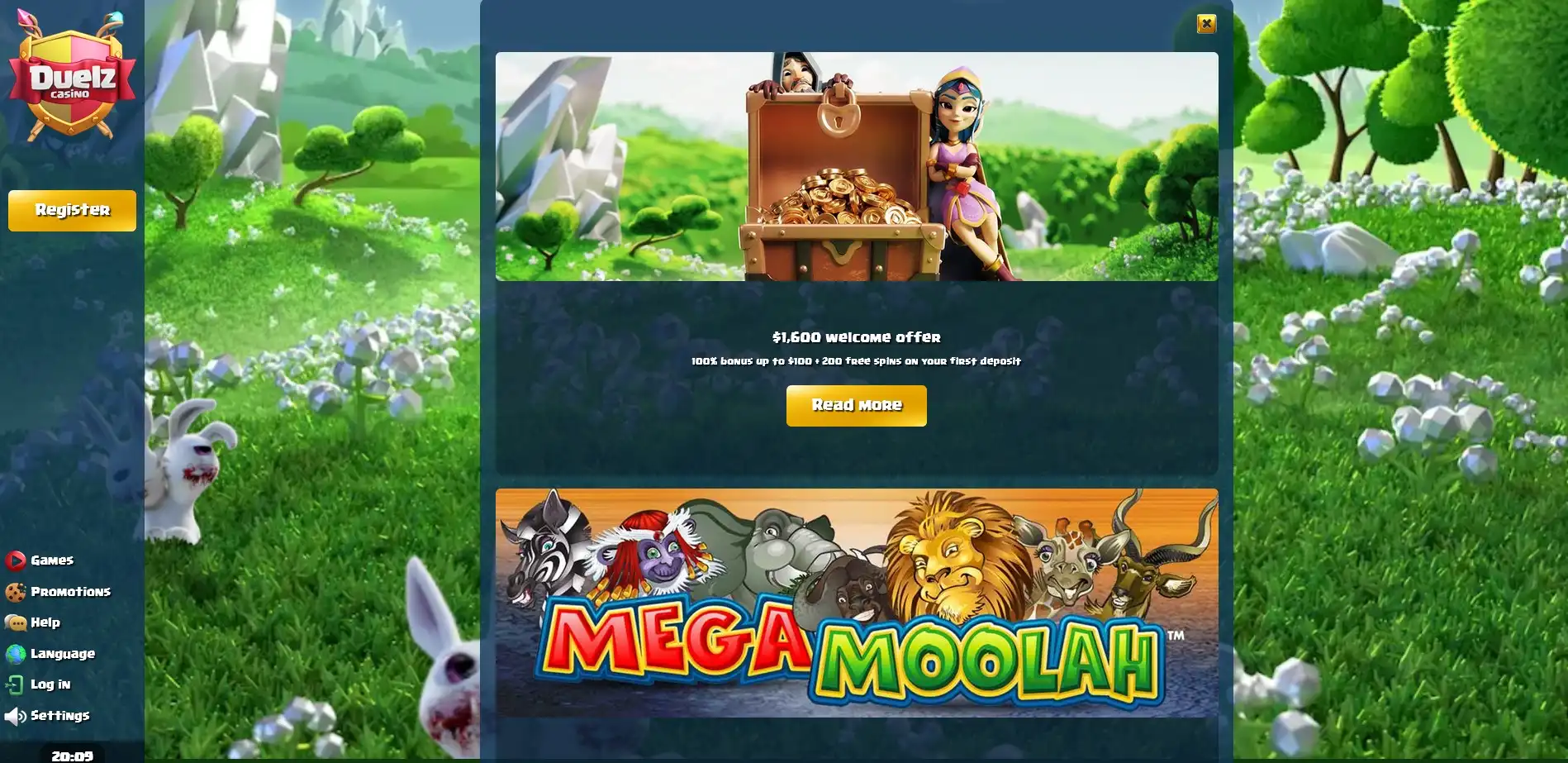 Duelz Casino No Deposit Bonus