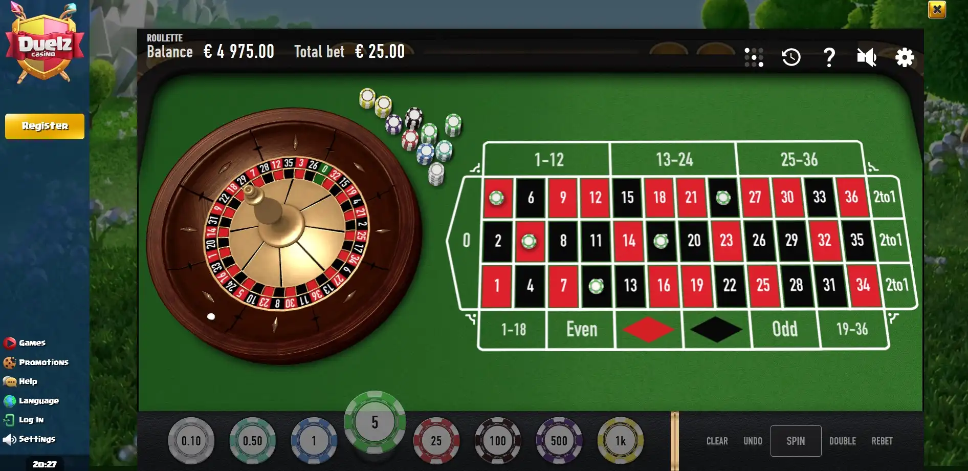 Duelz Casino Casino Games
