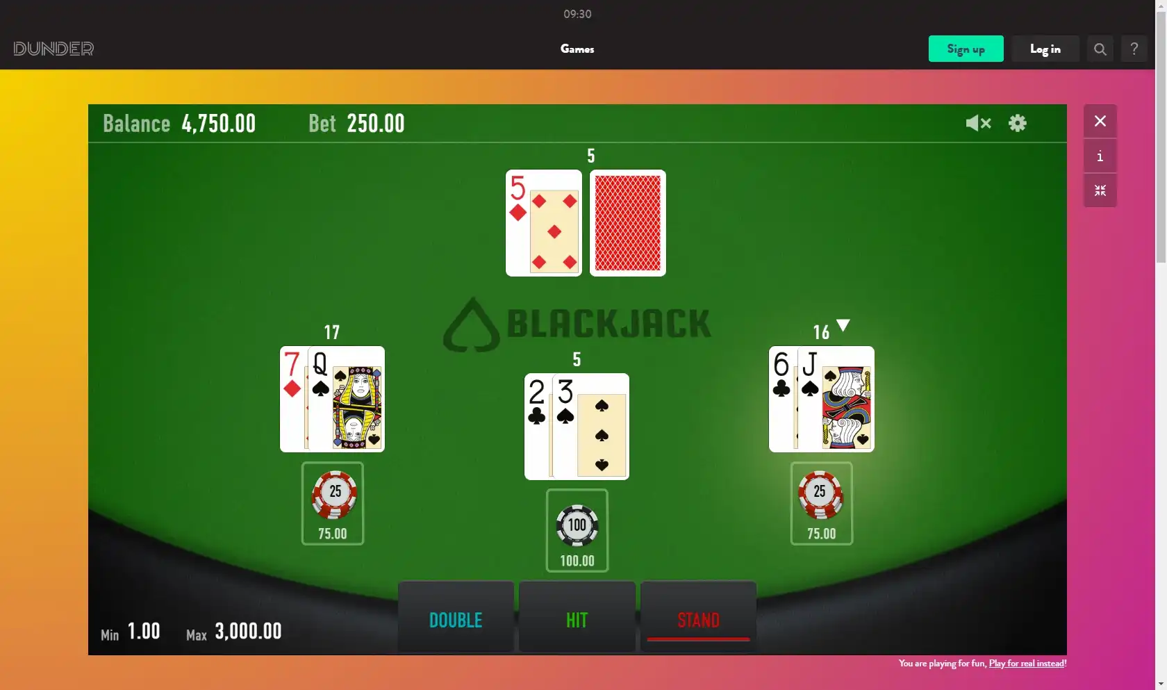 Dunder Casino Slots