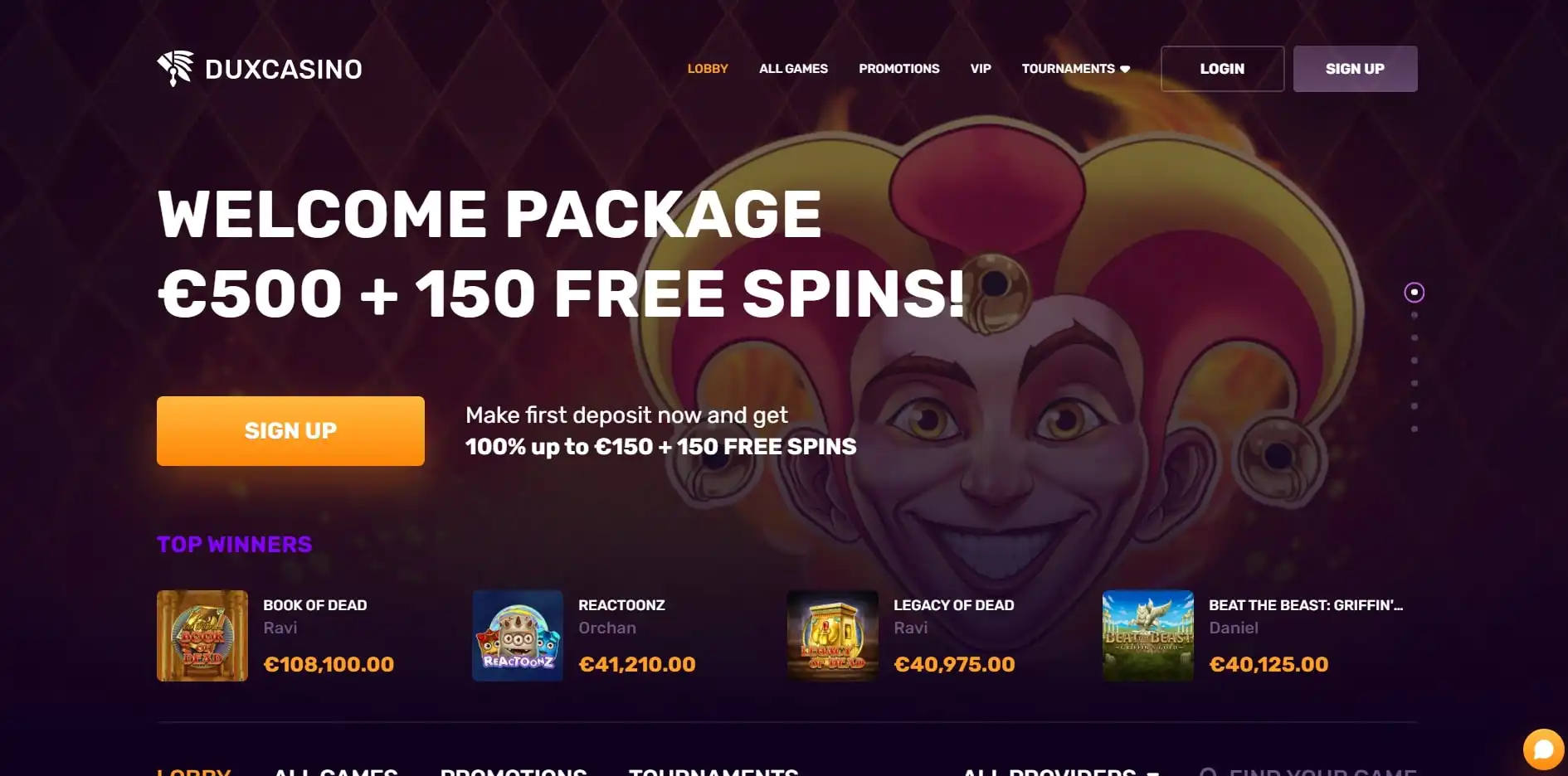 Dux Casino Review