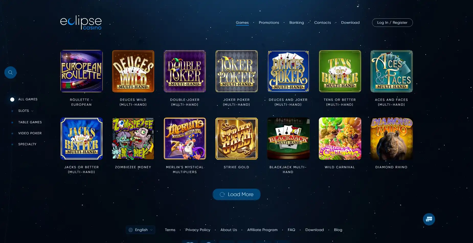 Eclipse Casino Games