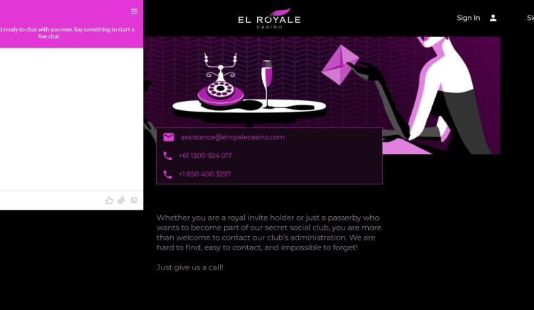 el royale online casino