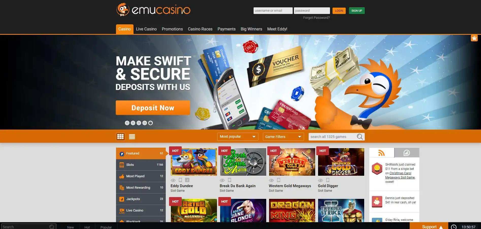 Emu Casino Review