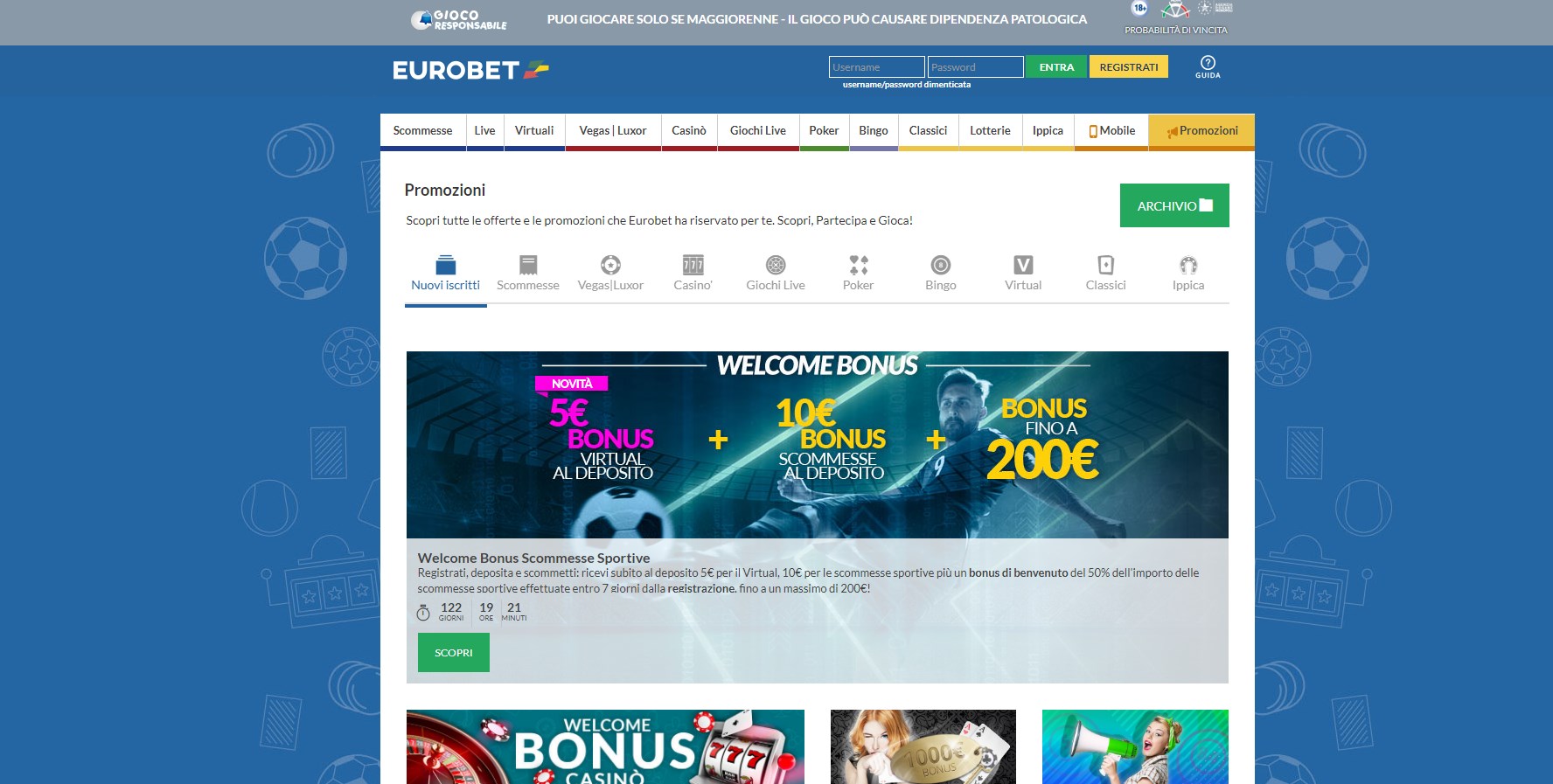 Euro Bet Casino No Deposit Bonus