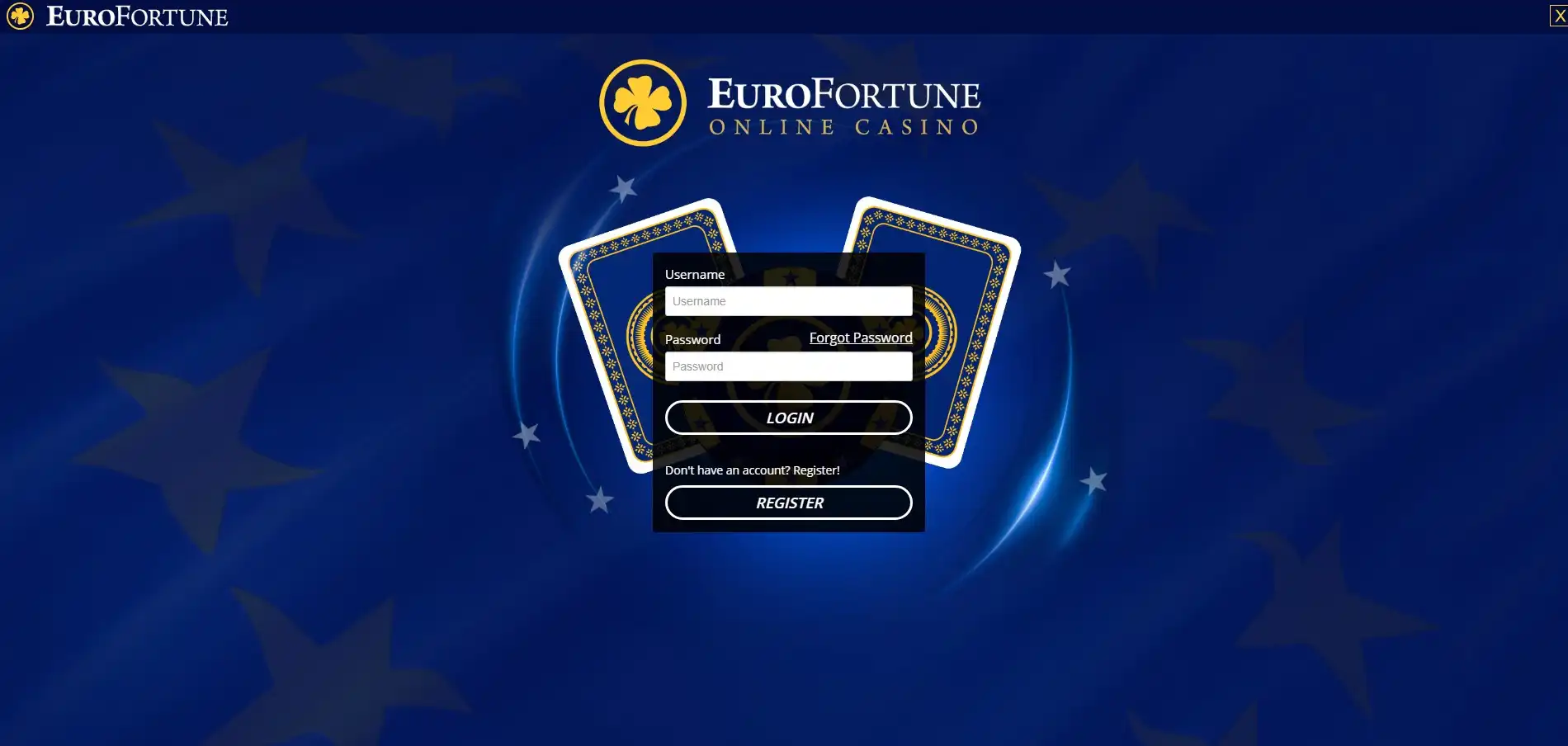 Euro Fortune Casino Login