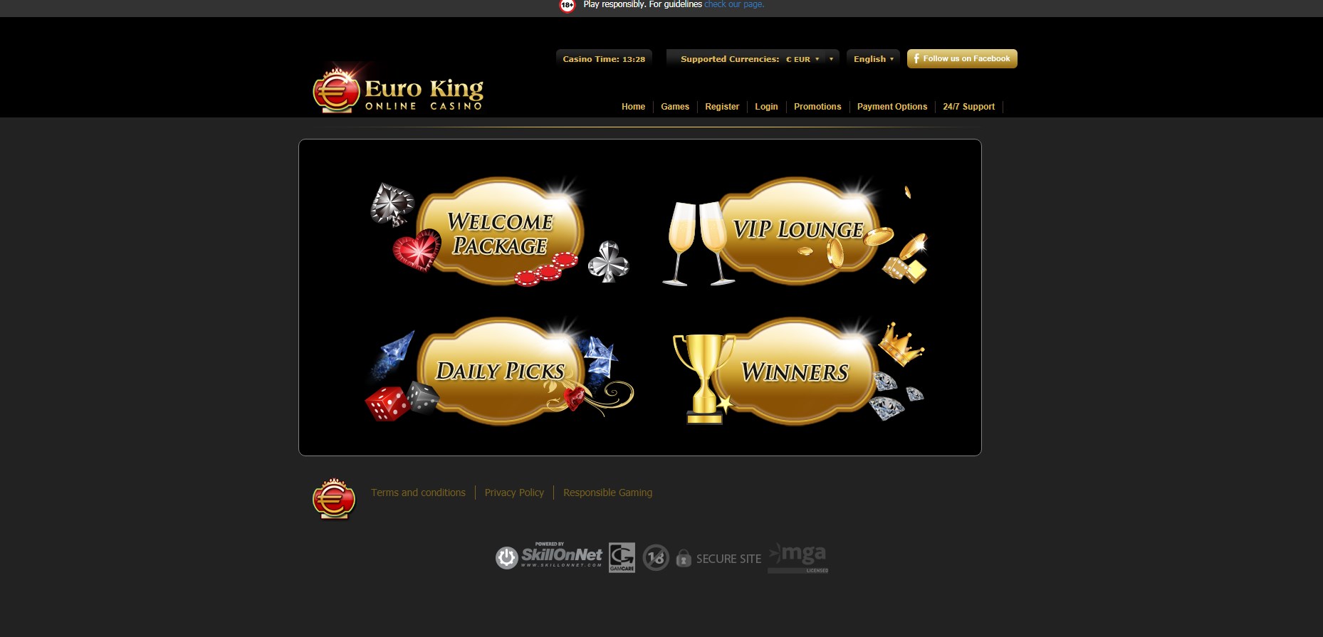 Euro King Casino No Deposit Bonus