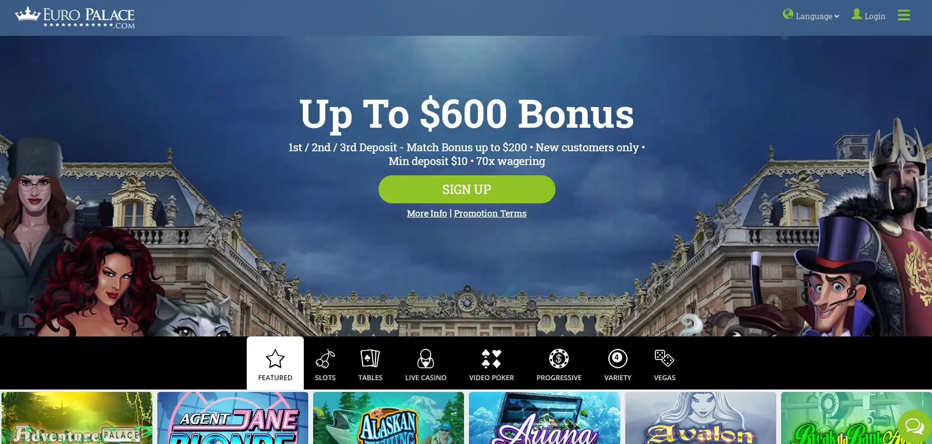 Euro Palace Casino Review