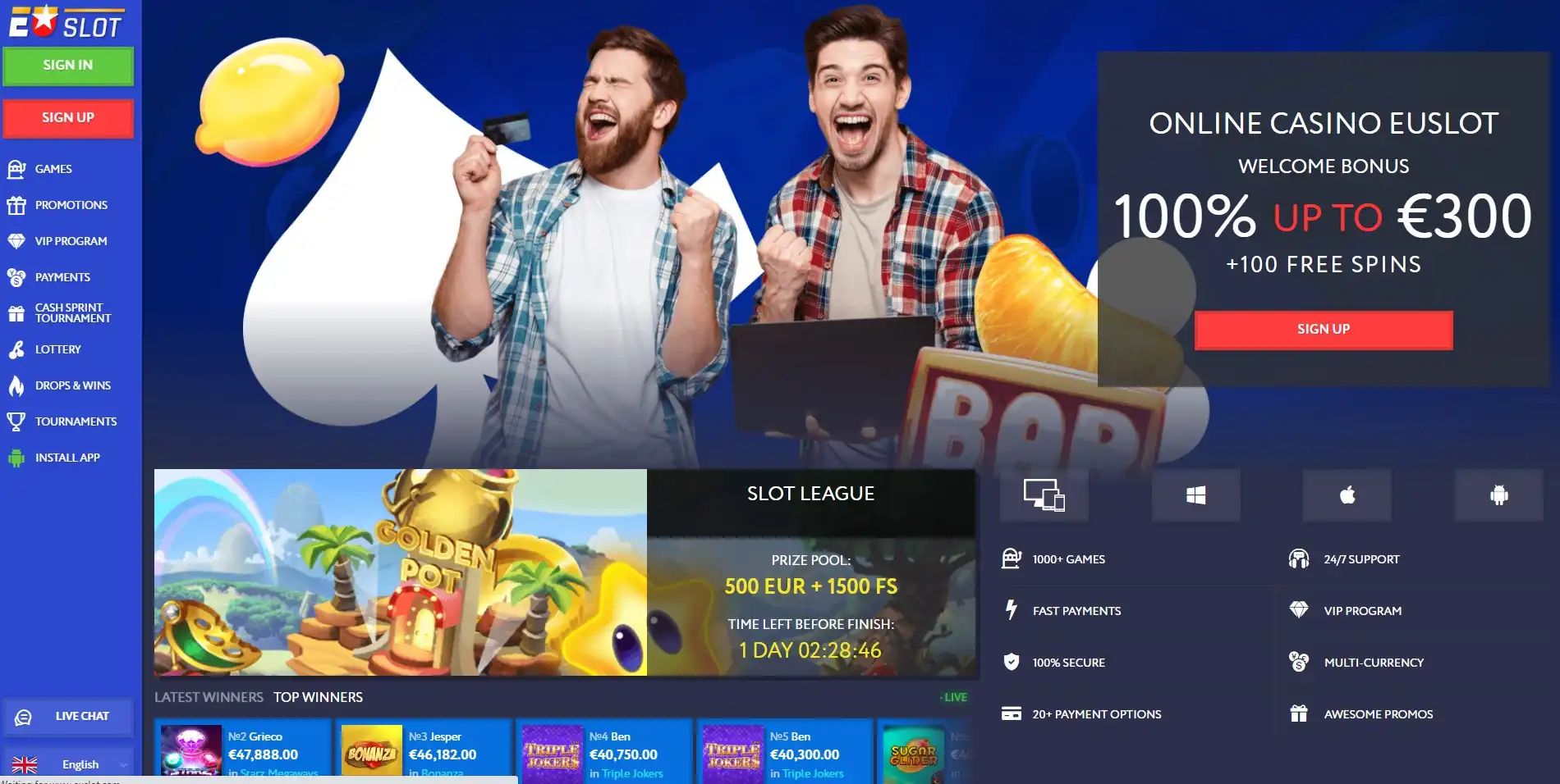 Euslot Casino Review