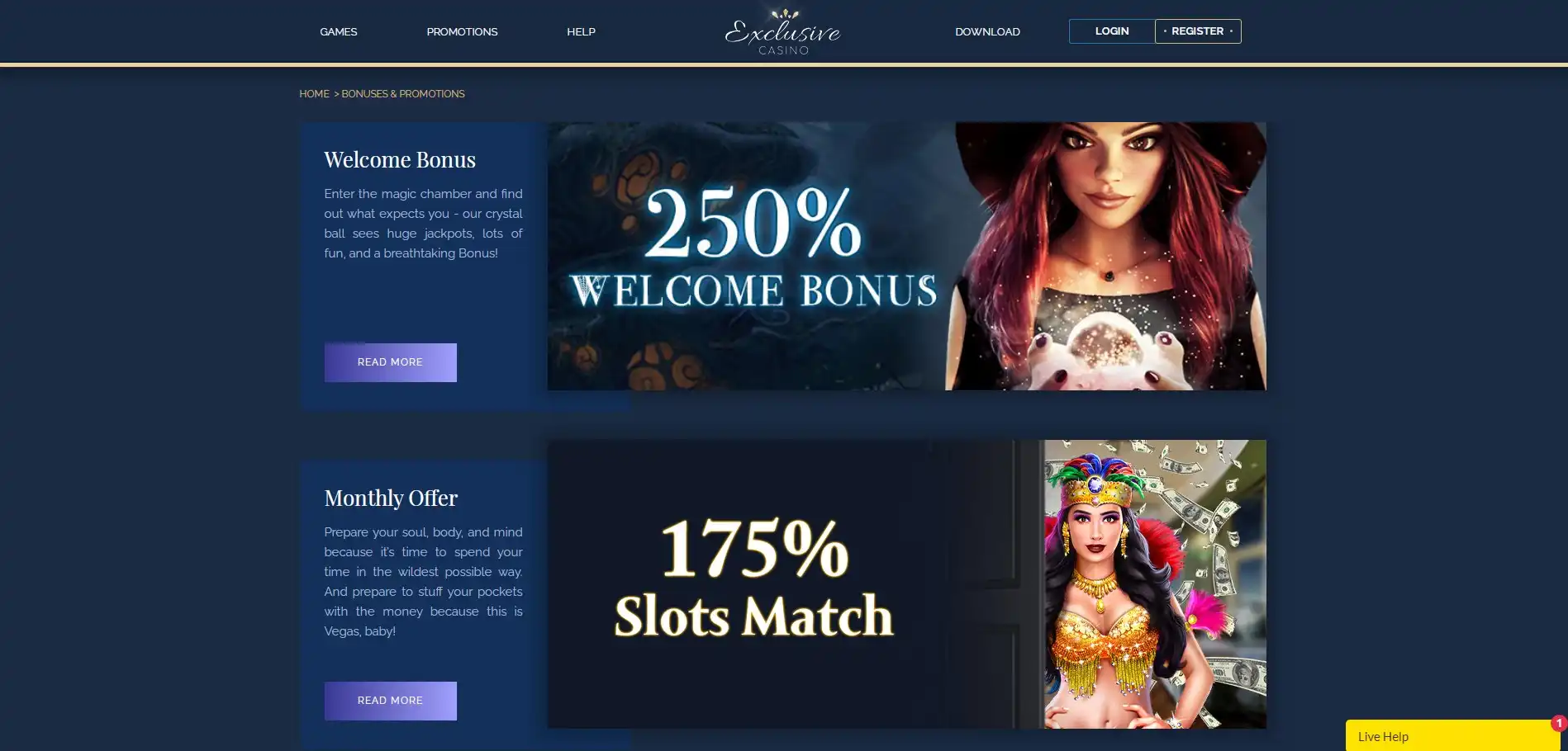 Exclusive Casino No Deposit Bonus