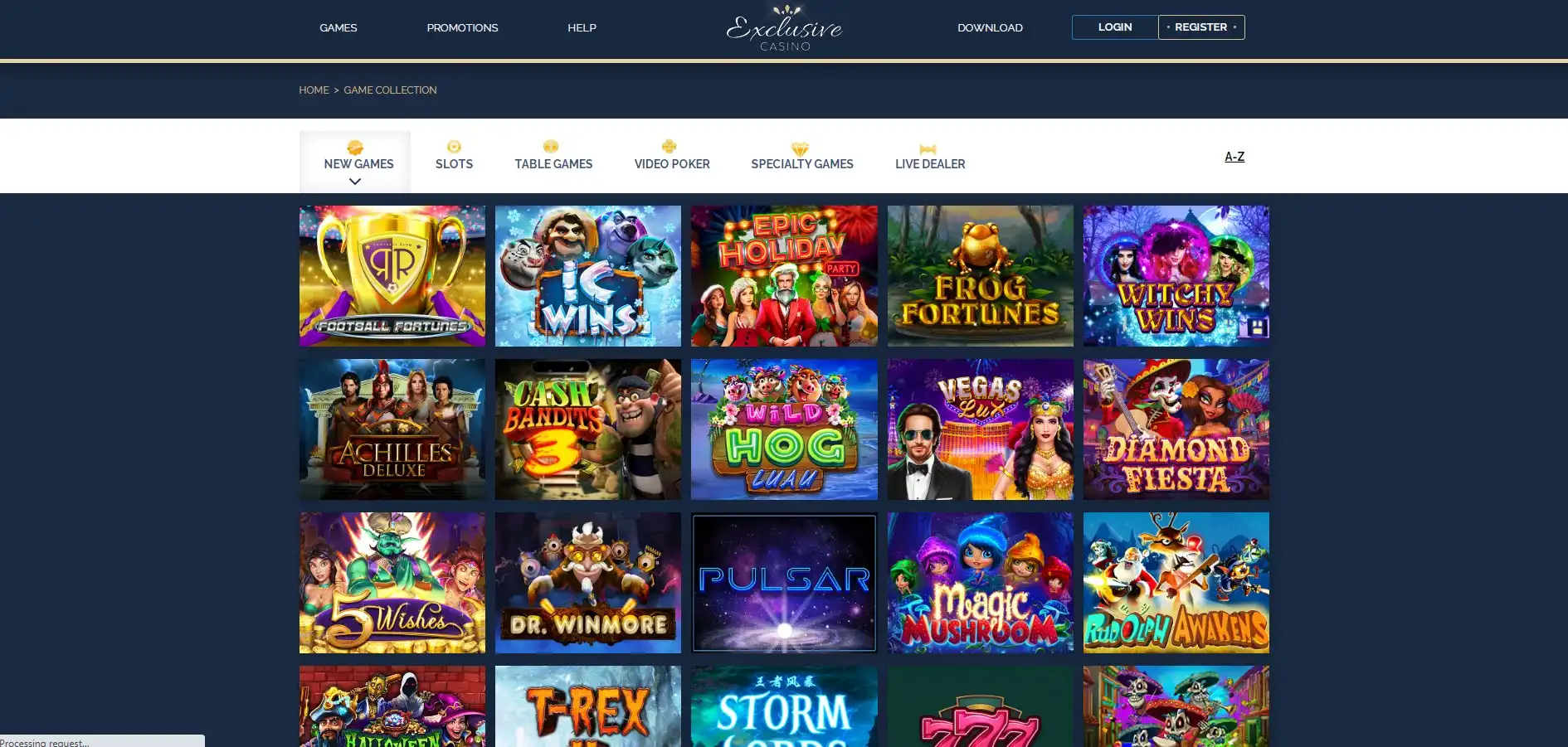 Exclusive Casino Games