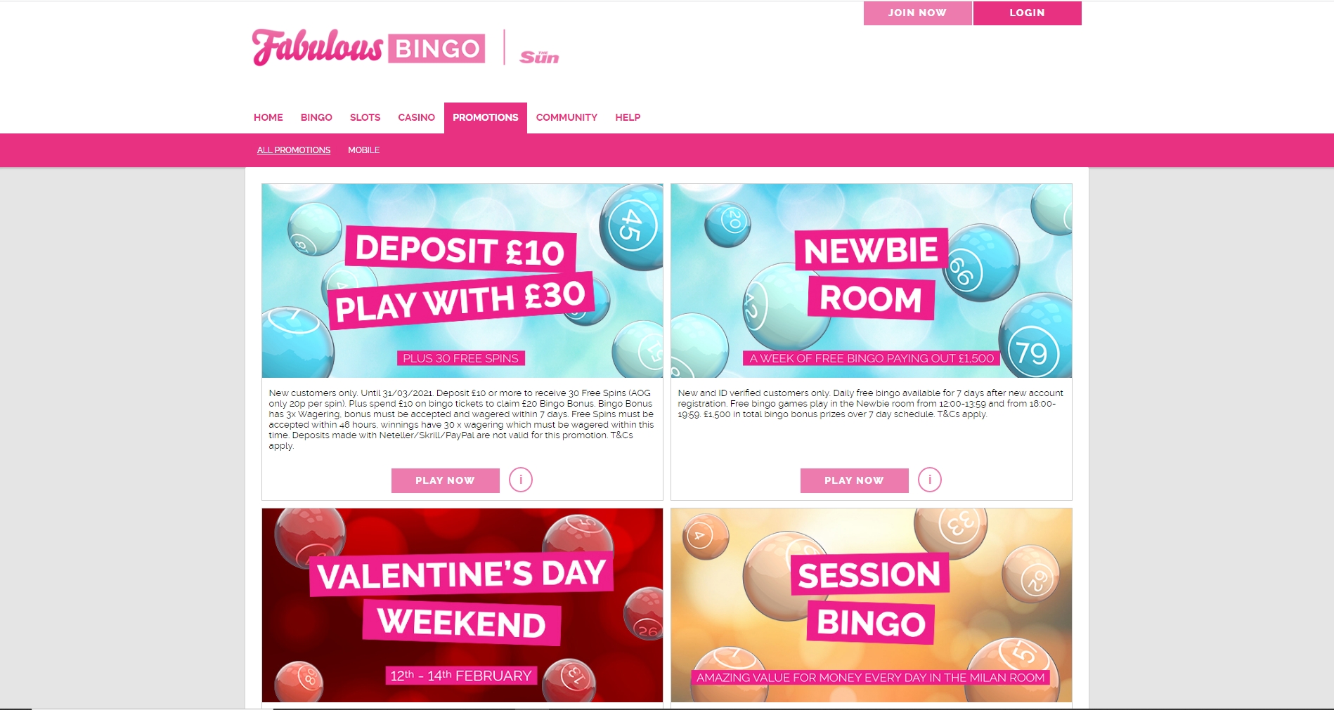 Fabulous Bingo Casino No Deposit Bonus