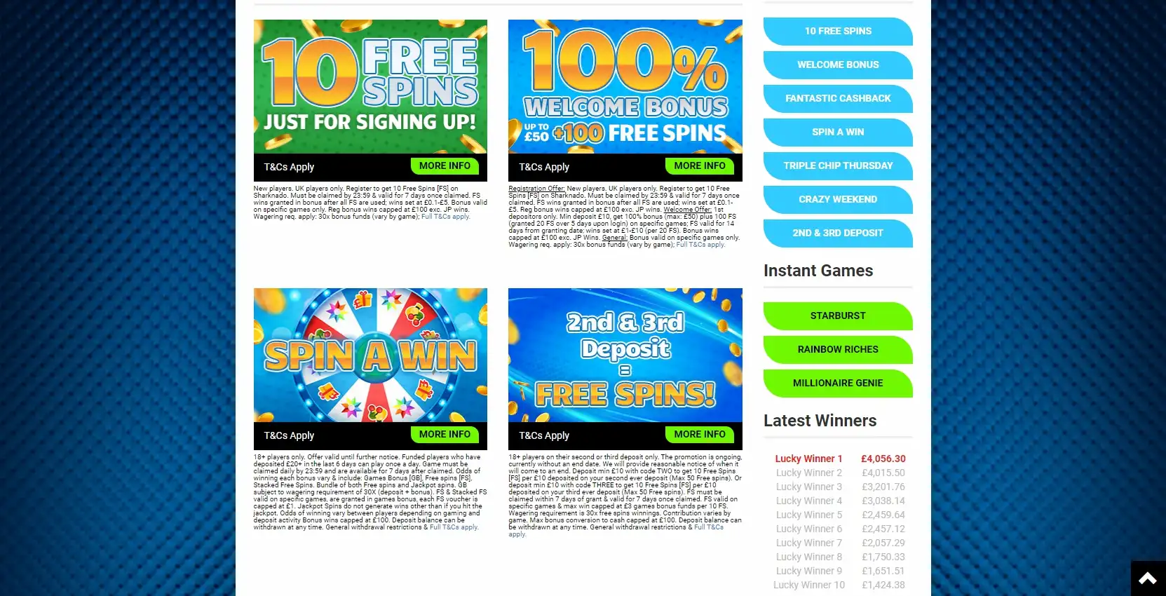Fantastic Spins Casino No Deposit Bonus