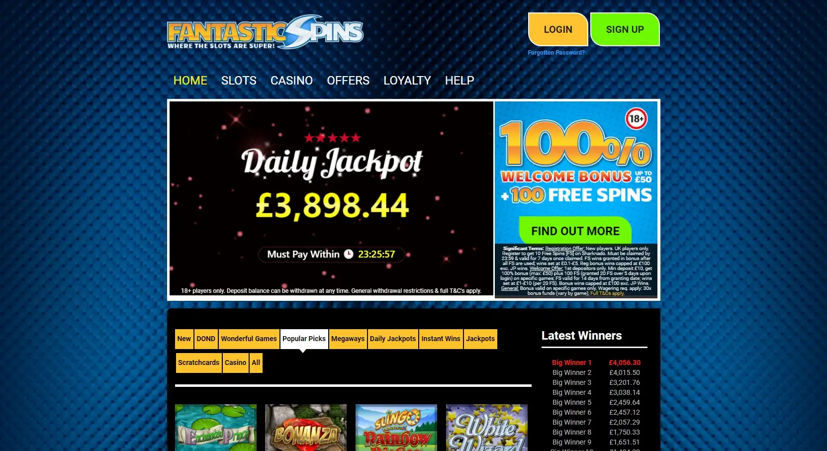 Fantastic Spins Casino Review