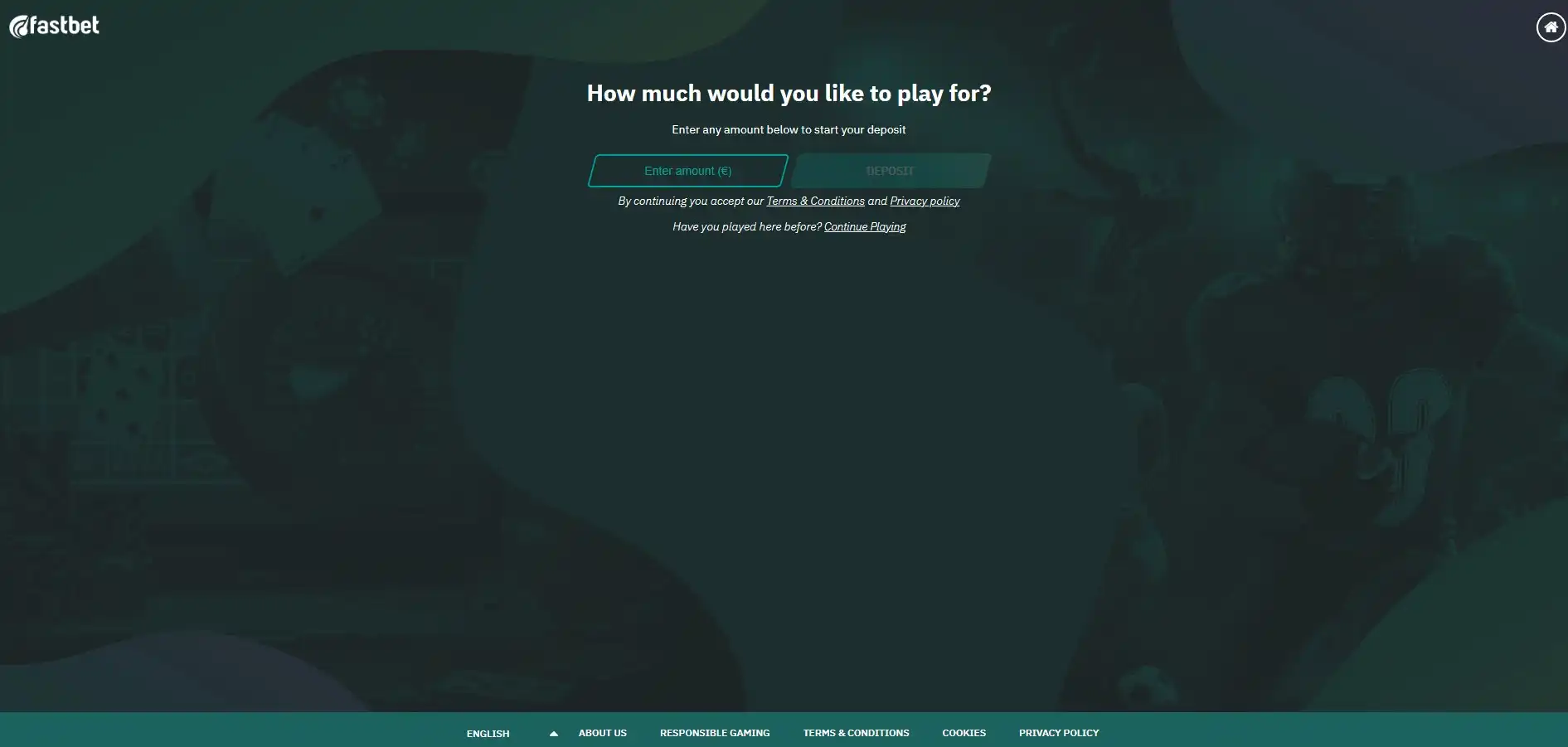 Fastbet Casino Payment Methods