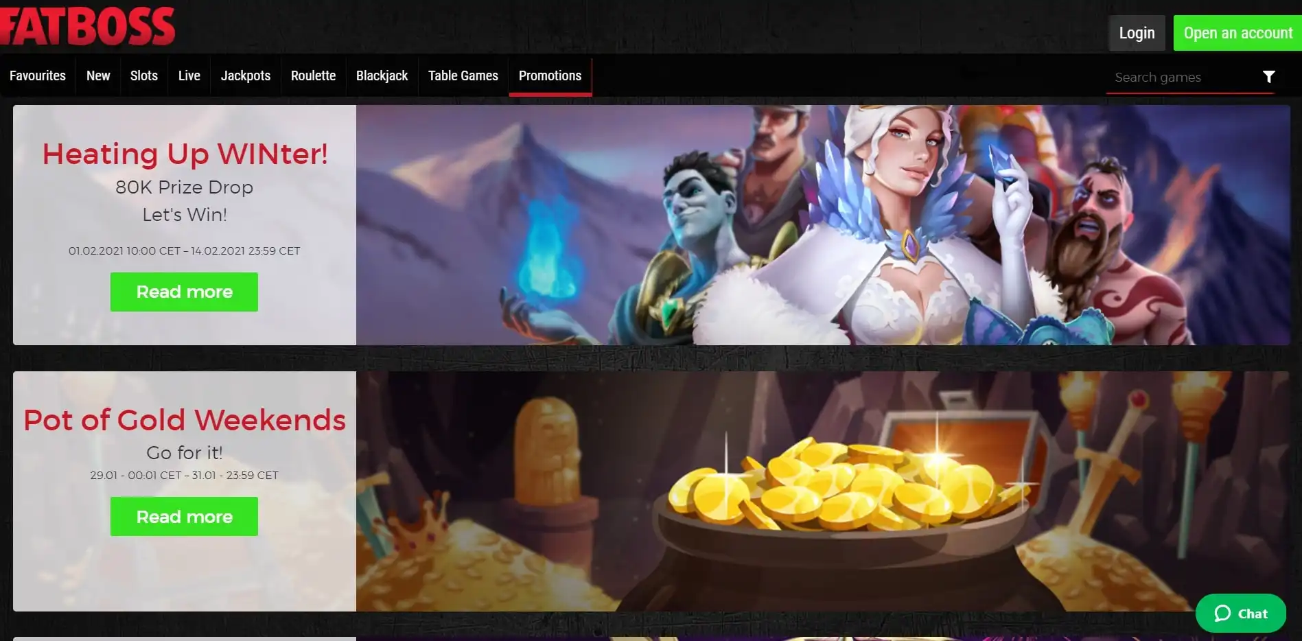 FatBoss Casino No Deposit Bonus