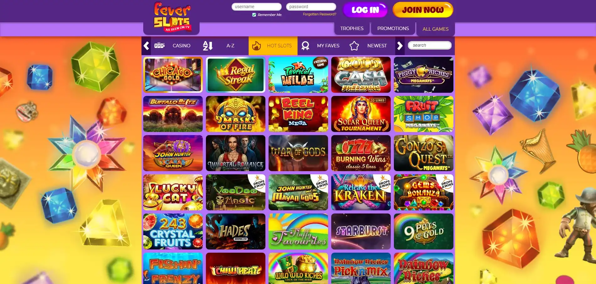 Fever Slots Casino Games