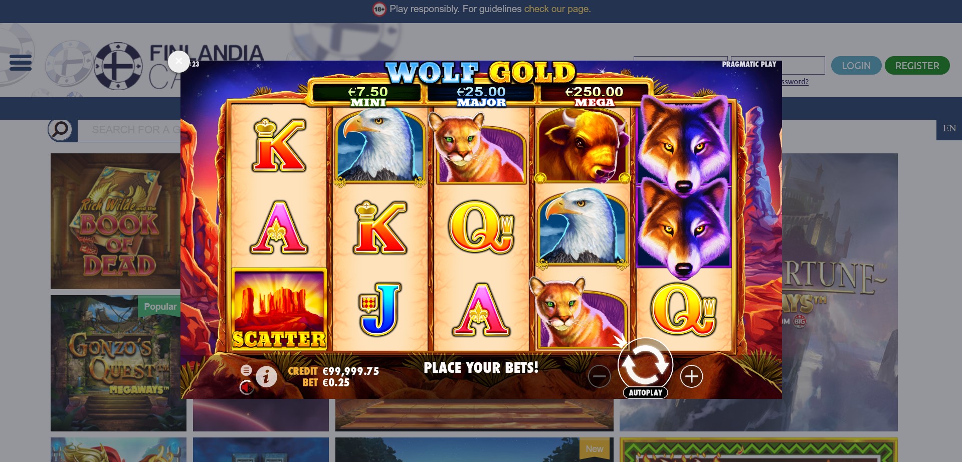 Finlandia Casino Slot Games