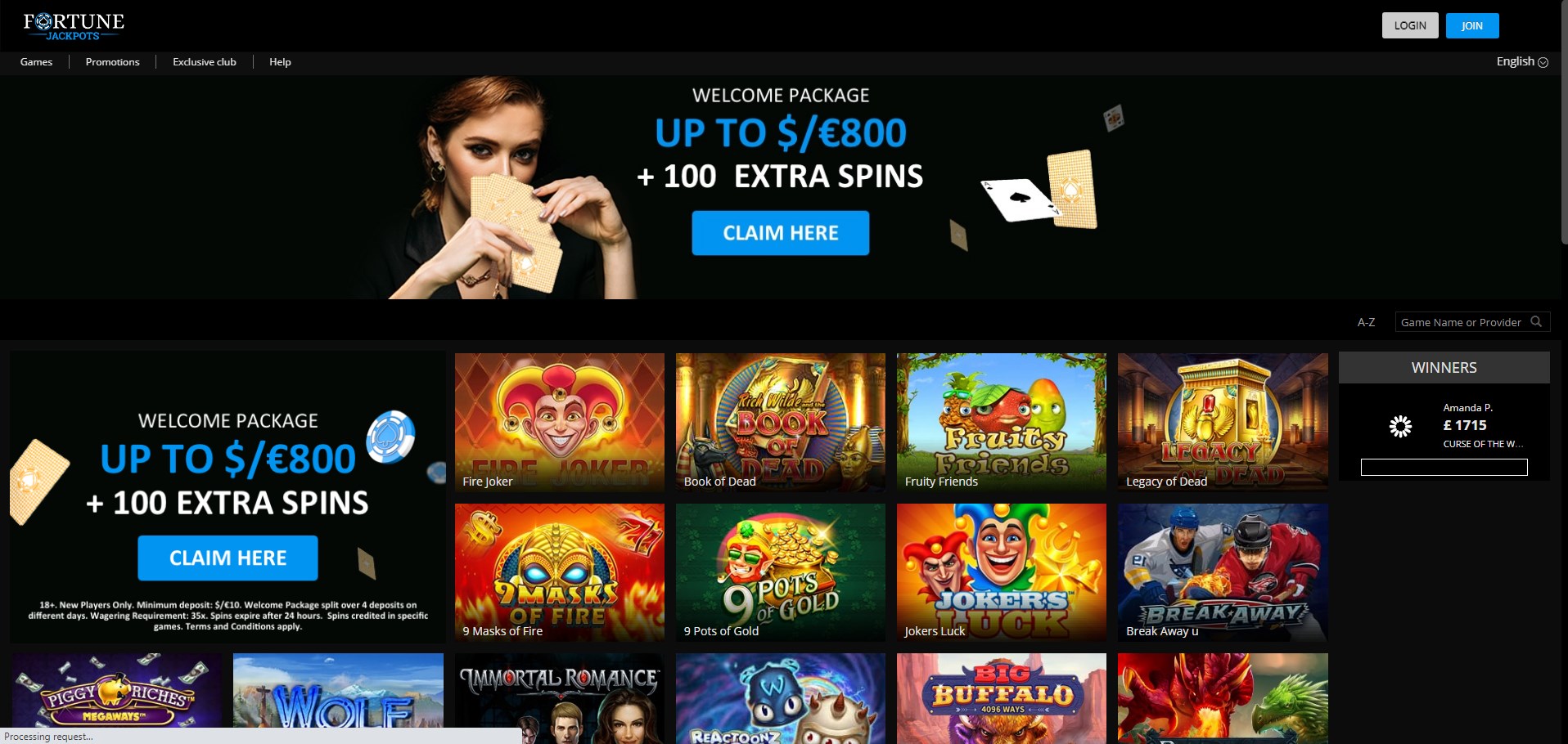 Fortune Jackpots Casino Review