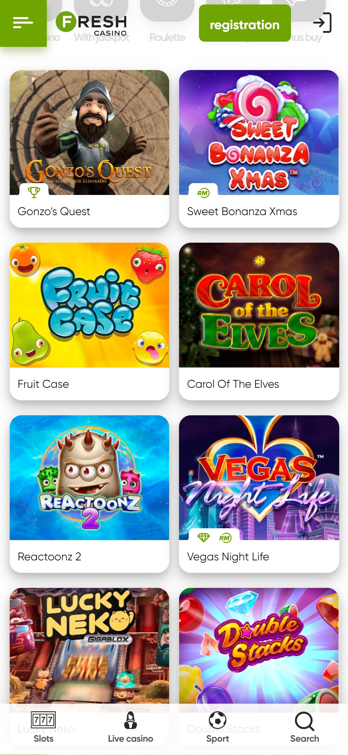 Fresh Casino Mobile Games Review