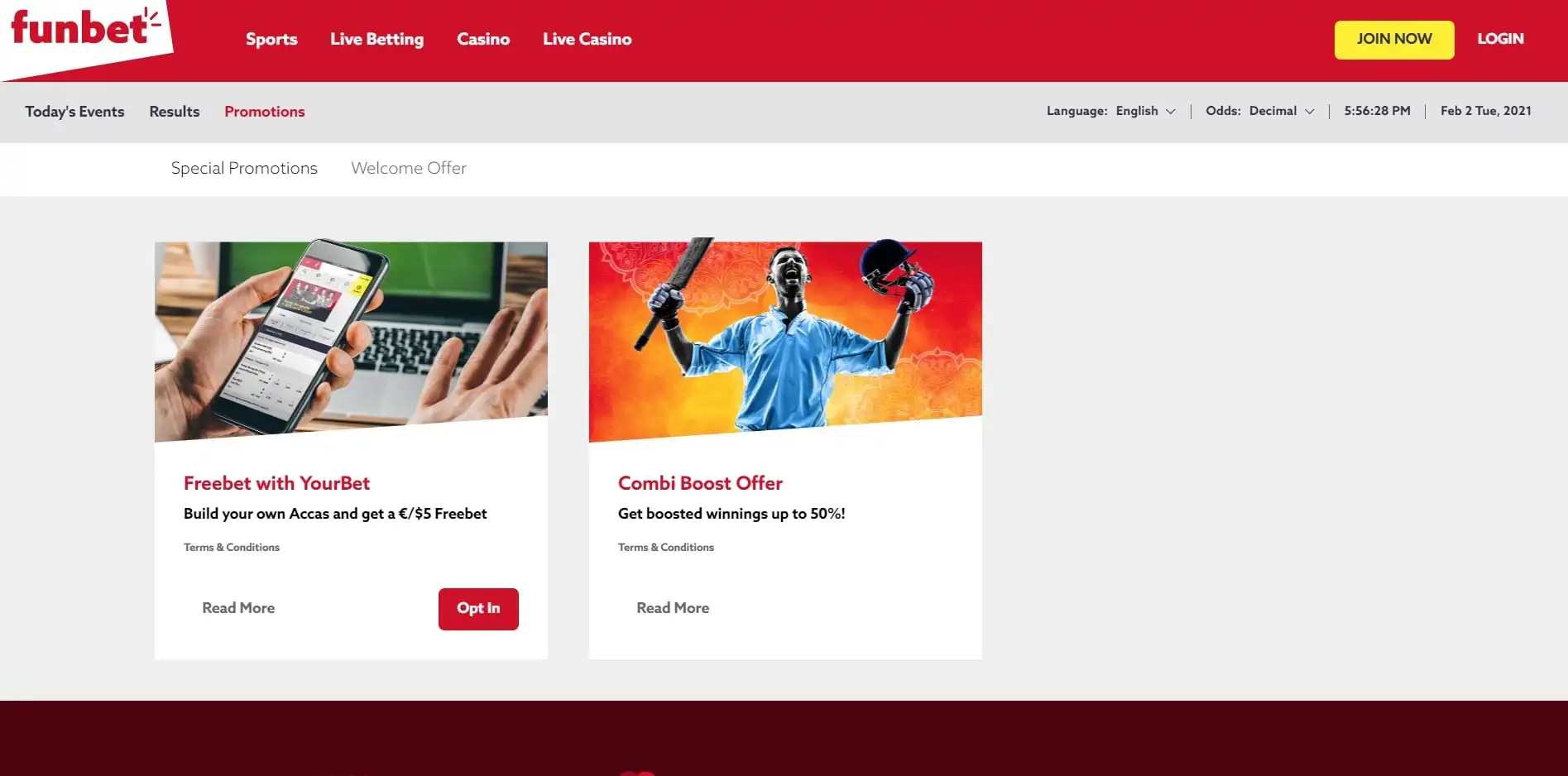 Funbet Casino No Deposit Bonus