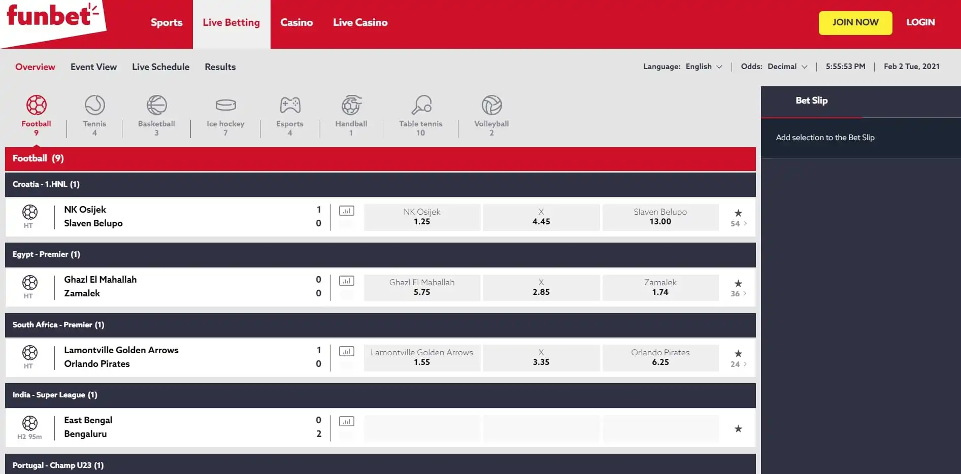 Funbet Casino Betting