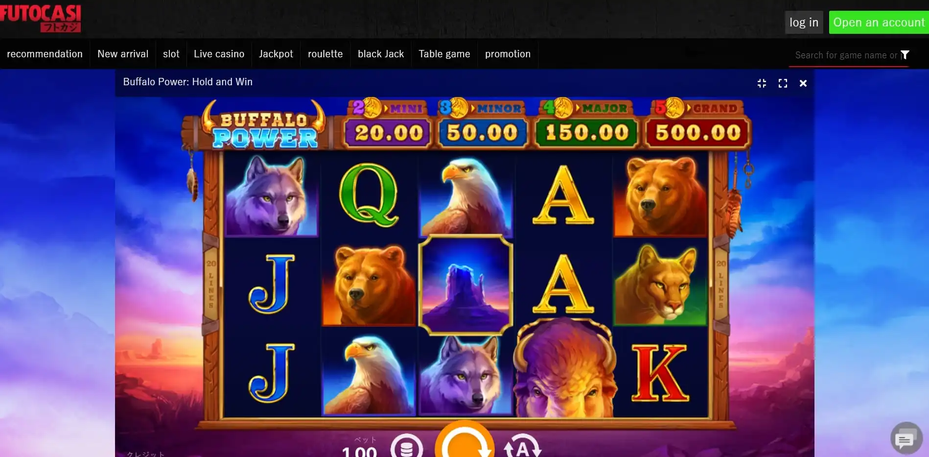 Futocasi Slot Games