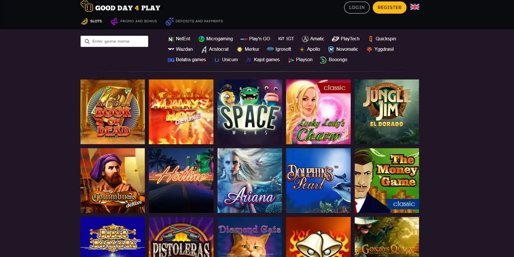 Good Day 4 Play Casino Games