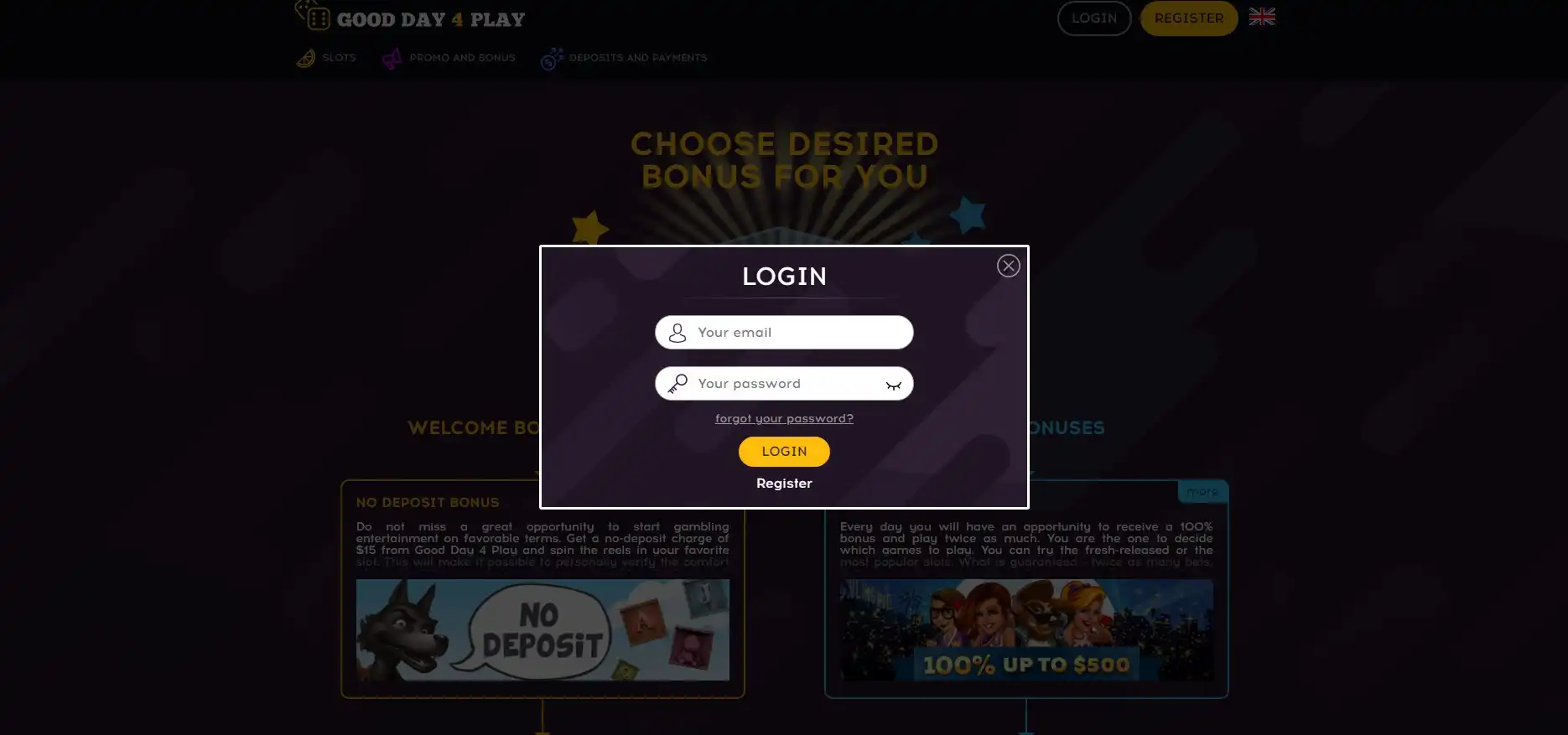 Good Day 4 Play Casino Login