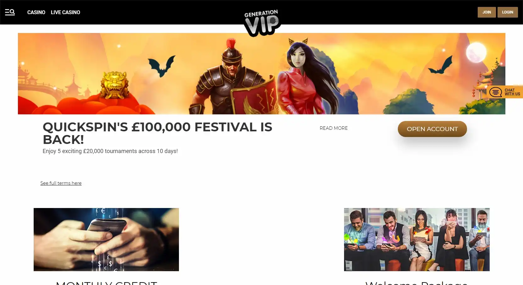 GenerationVIP Casino No Deposit Bonus