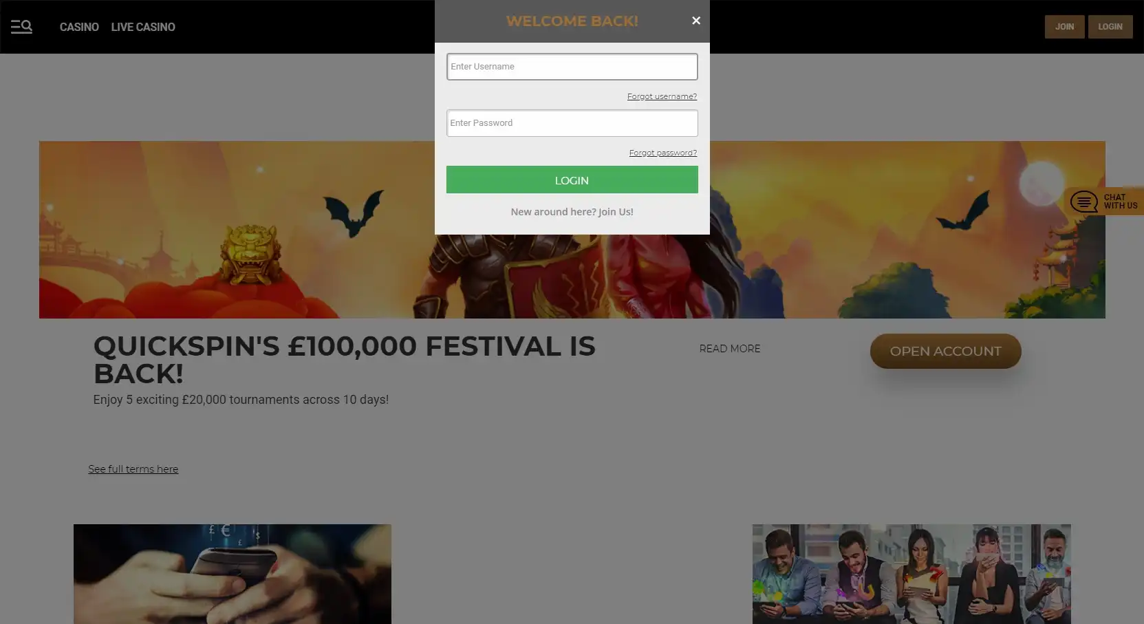 GenerationVIP Casino Login