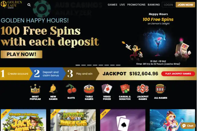 Golden Lady Casino Review