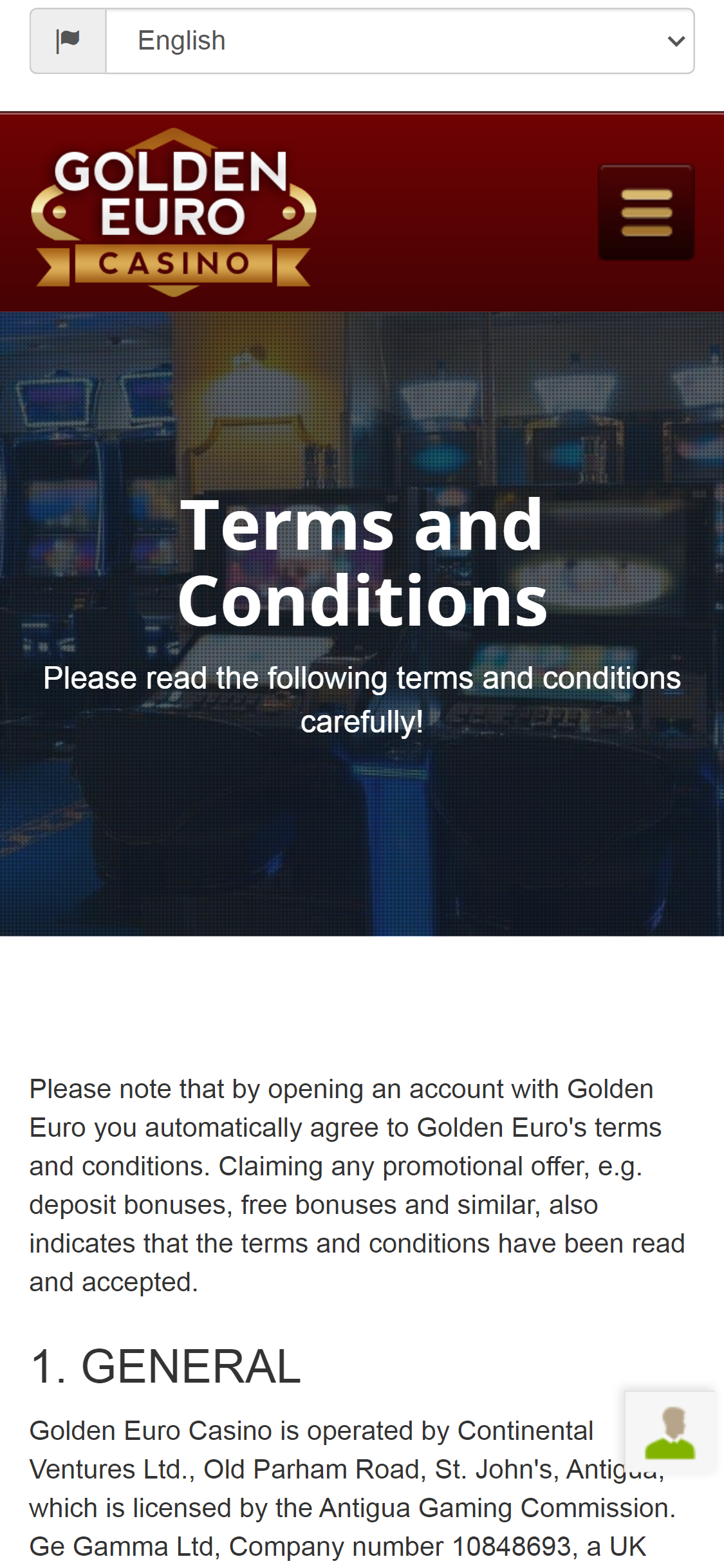 Golden Lion Casino Mobile Support Review