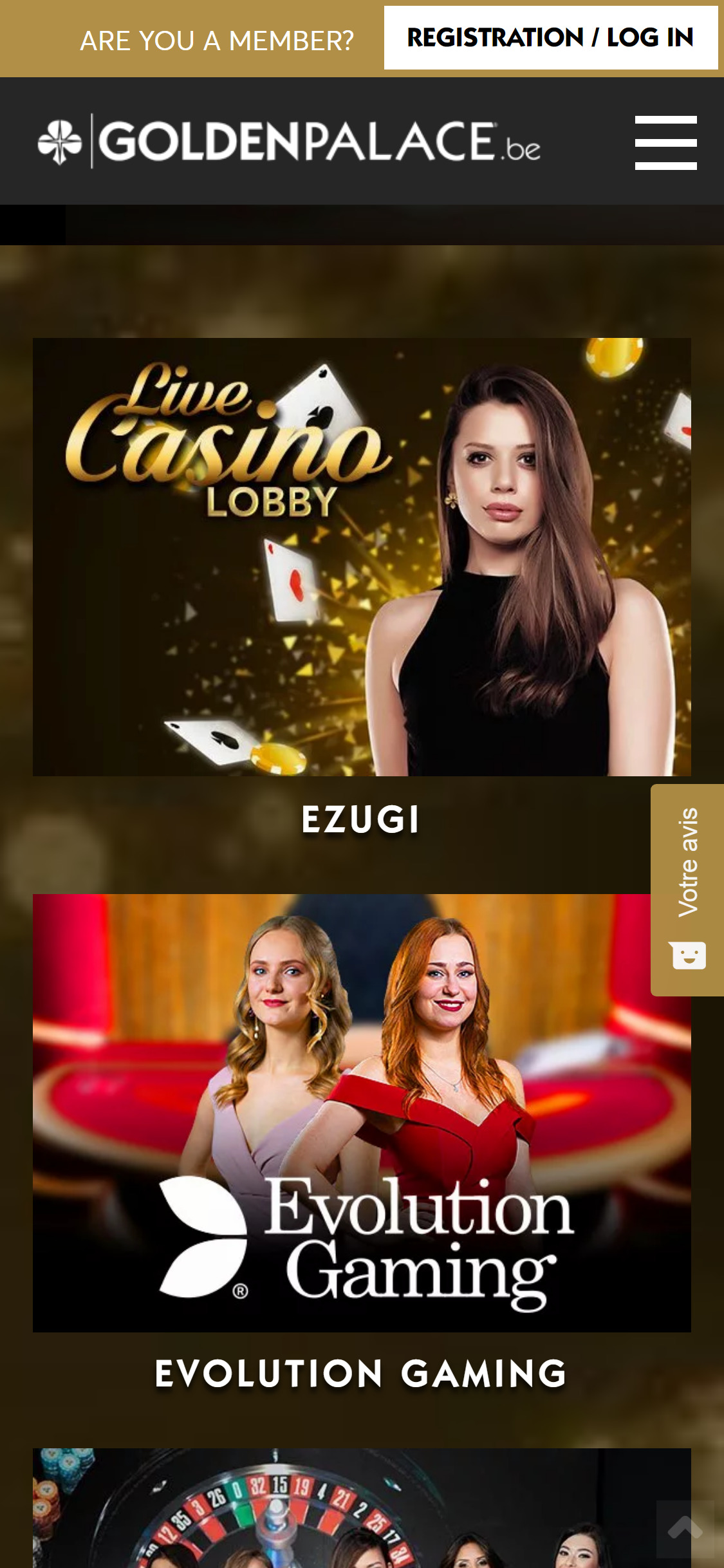 Golden Palace (BE) Casino Mobile Live Dealer Games Review