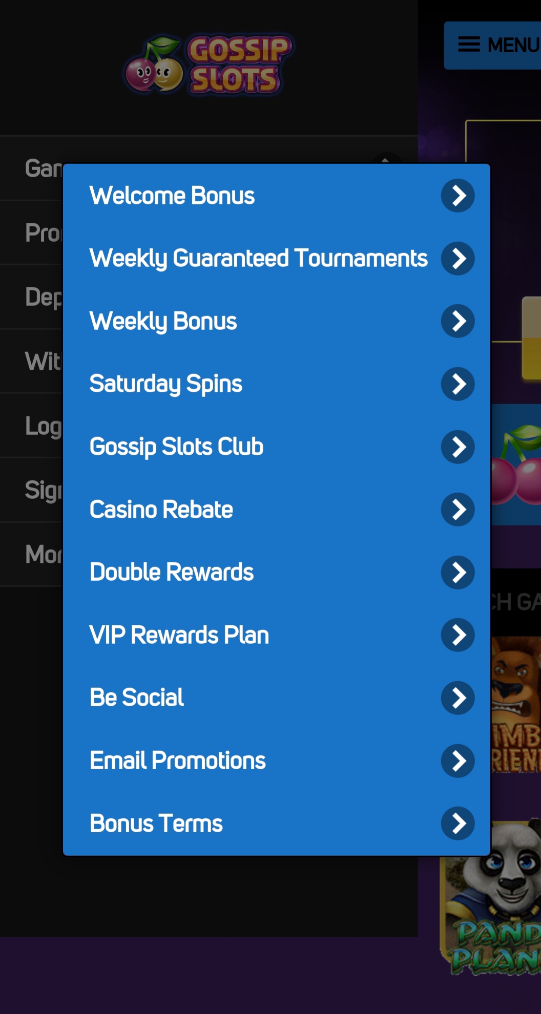 Gossip Slots Casino Mobile No Deposit Bonus Review
