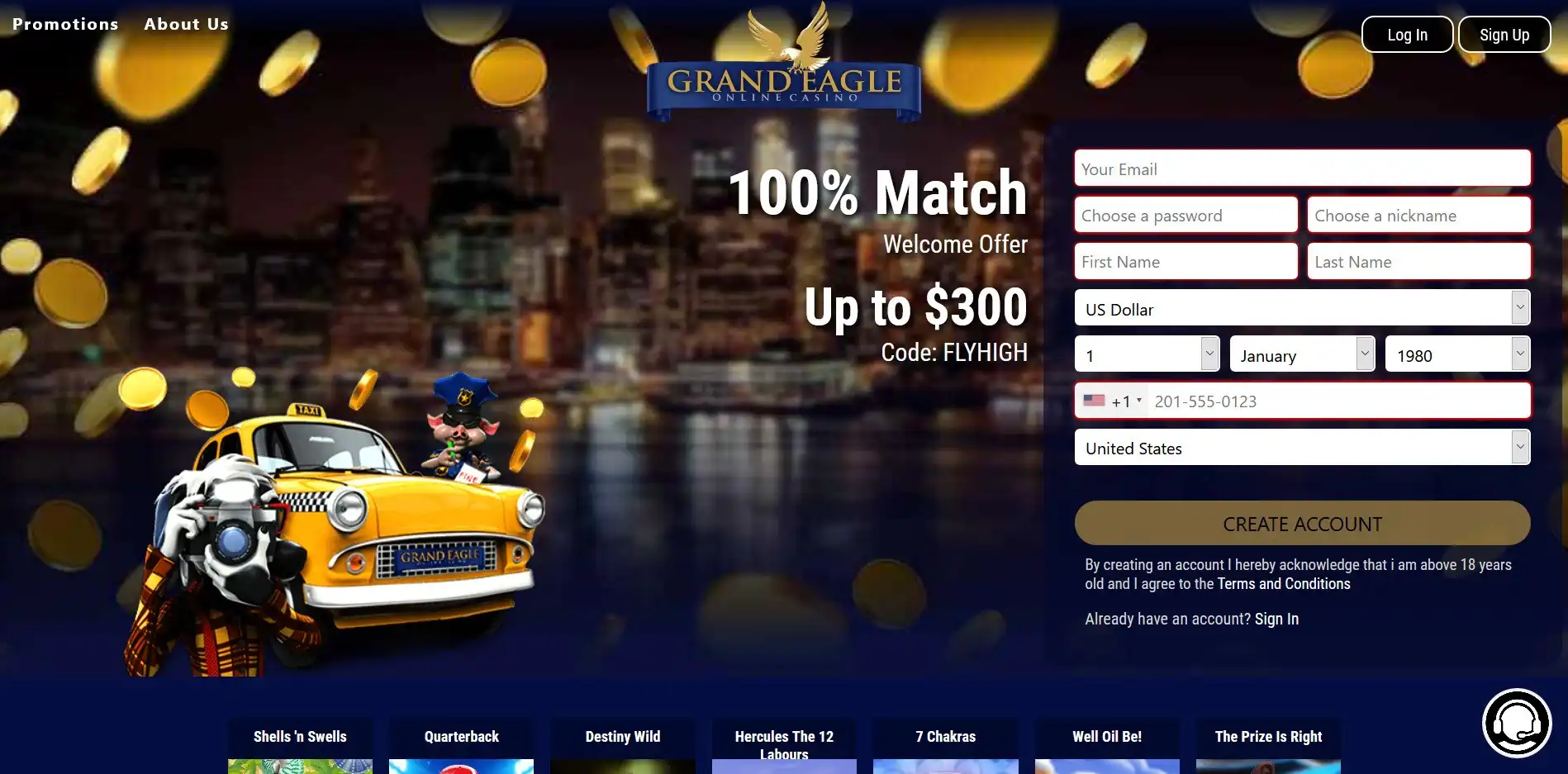 Grand Eagle Casino Review